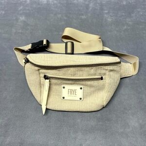 Frye Women's Hip Pack Beige Adjustable Strap Outdoor Travel Funny Waist Bag